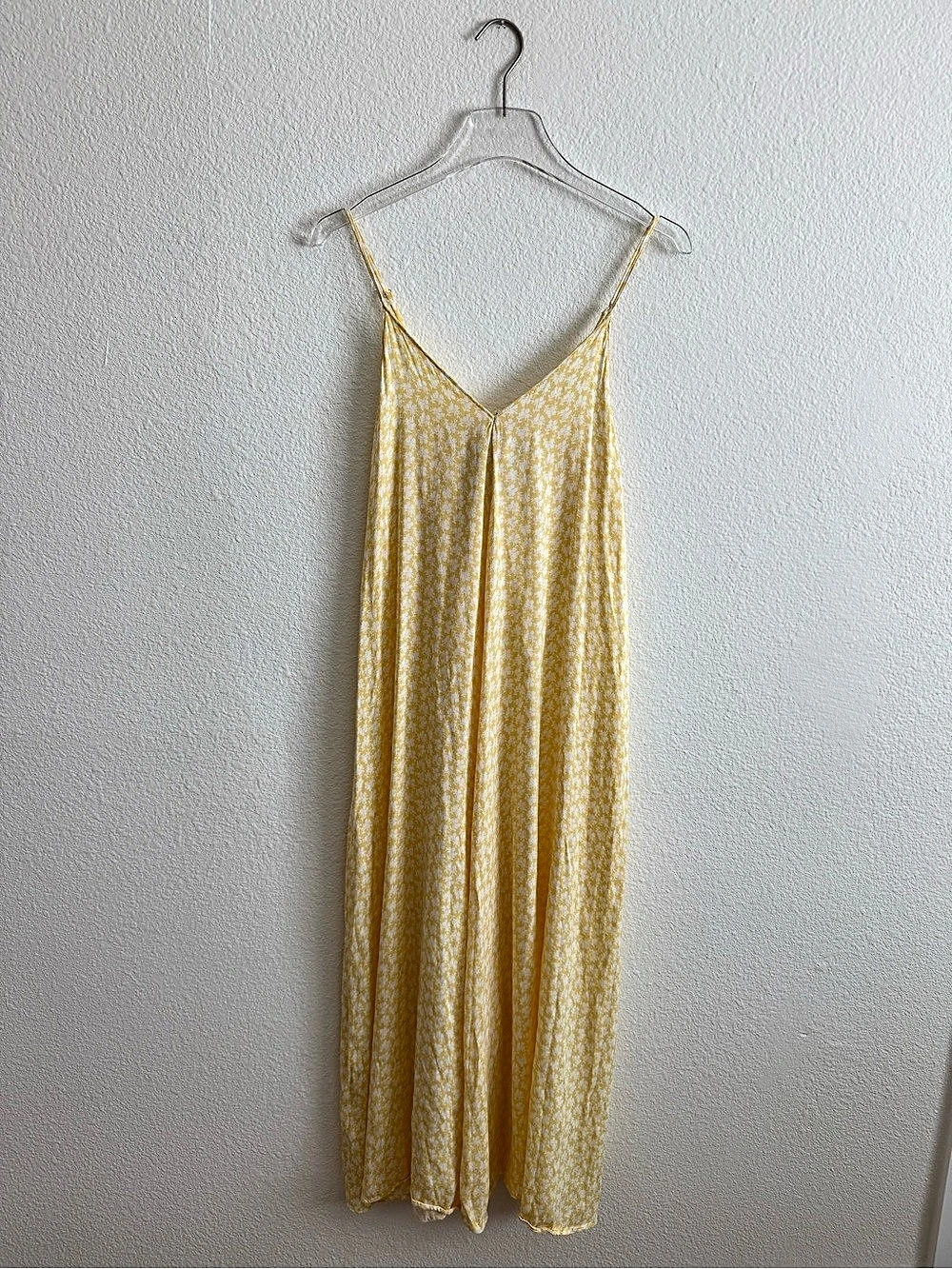 Zara Floral Maxi Dress in Yellow & White